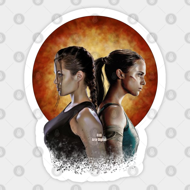 tomb raider Sticker by NRO Arte Digital